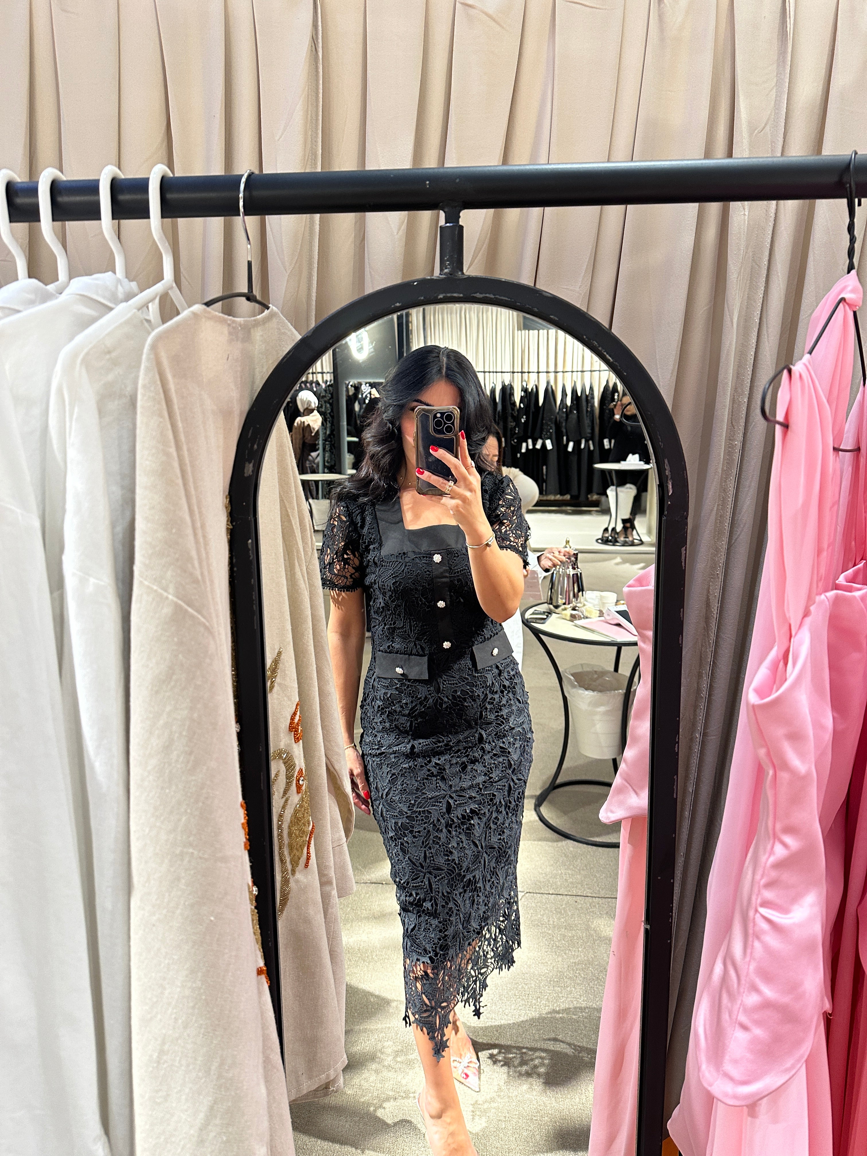 Lace Reverie - black
