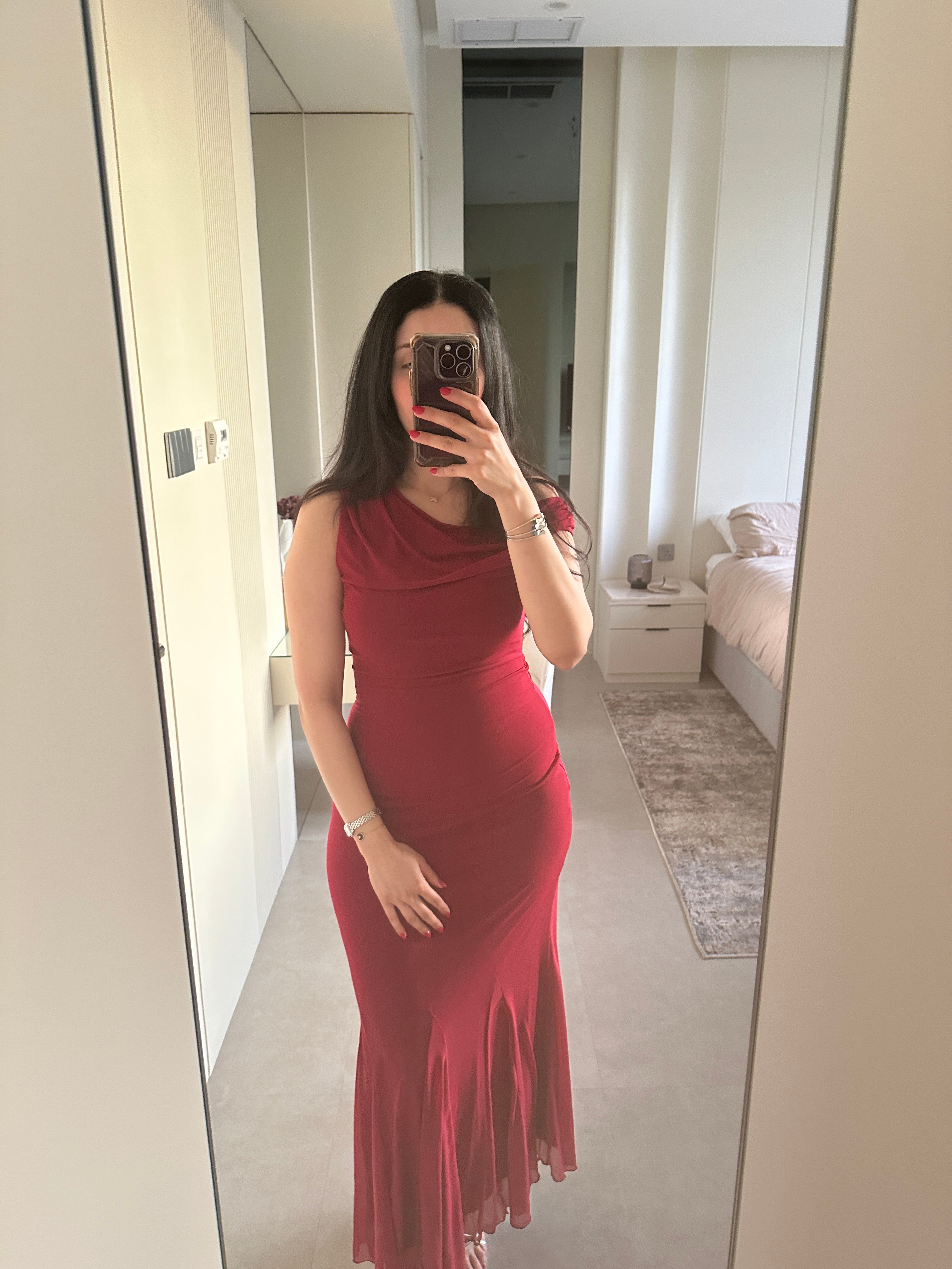 Red dress