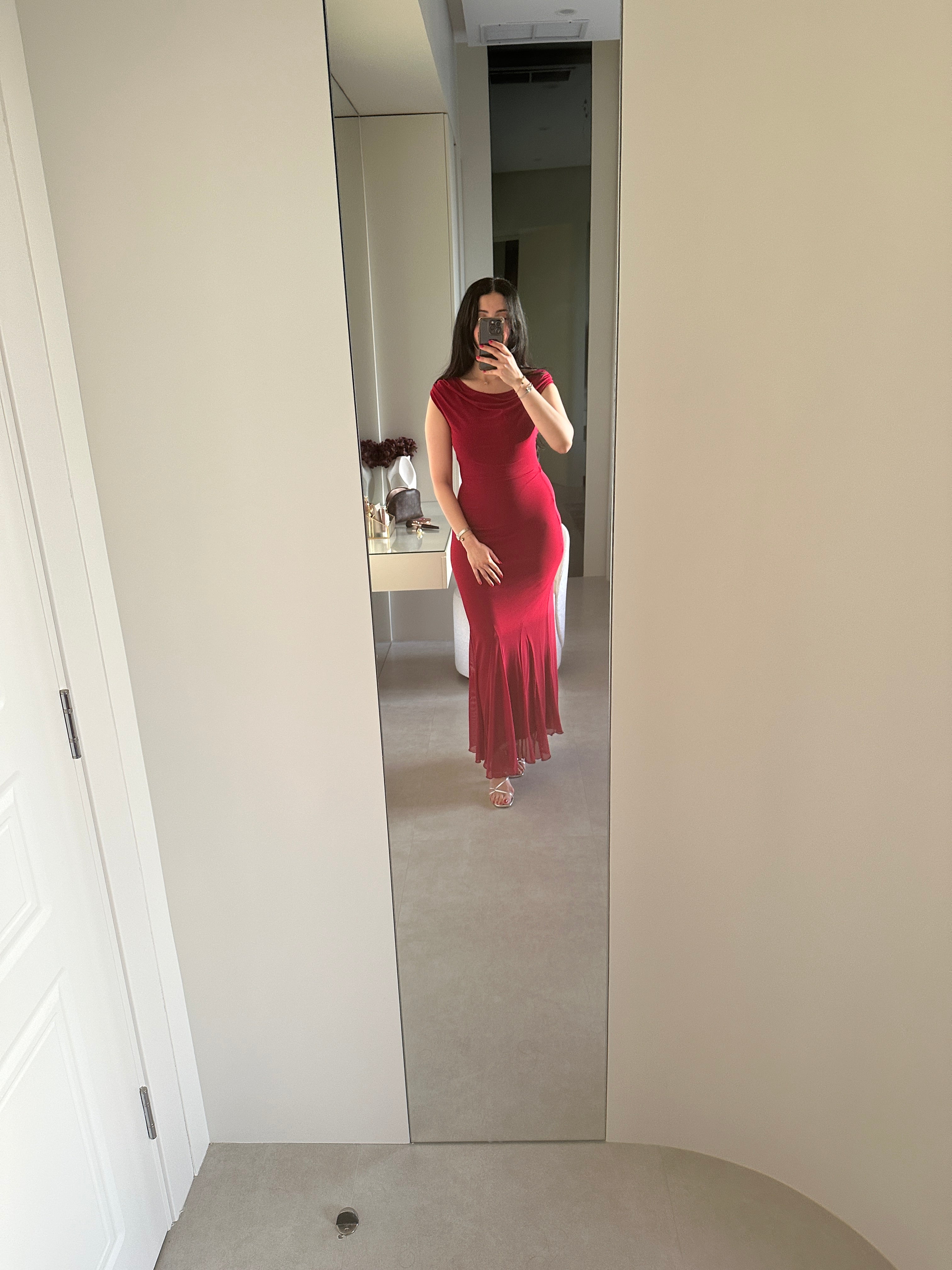 Red dress